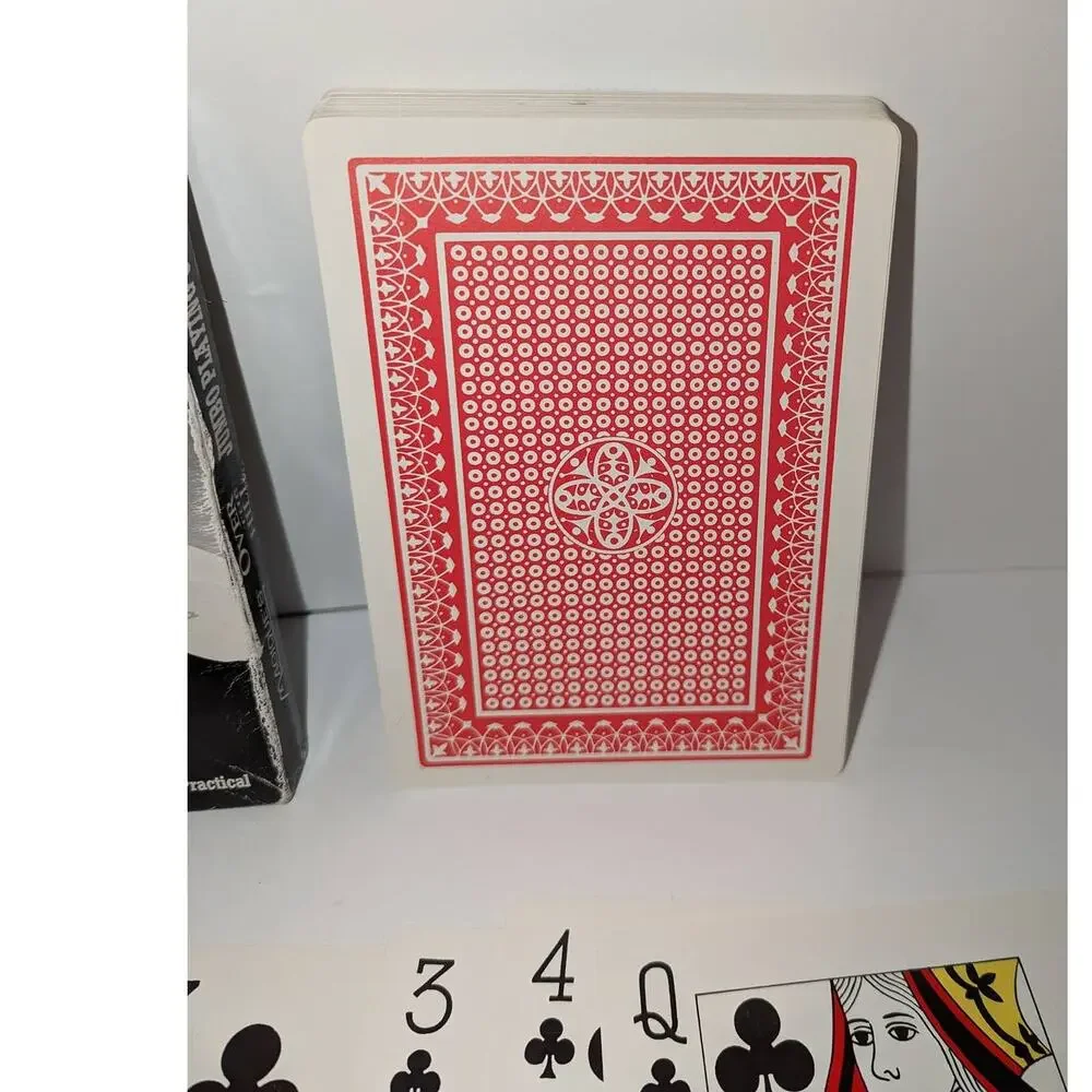 Vintage 1994 Over the Hill Jumbo Playing Cards Magiquie's Novelties 5 x 7 Deck